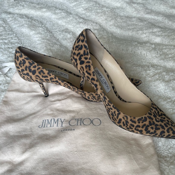 Cheetah print Jimmy Choo EU 41. 85cm heel. - Picture 4 of 5